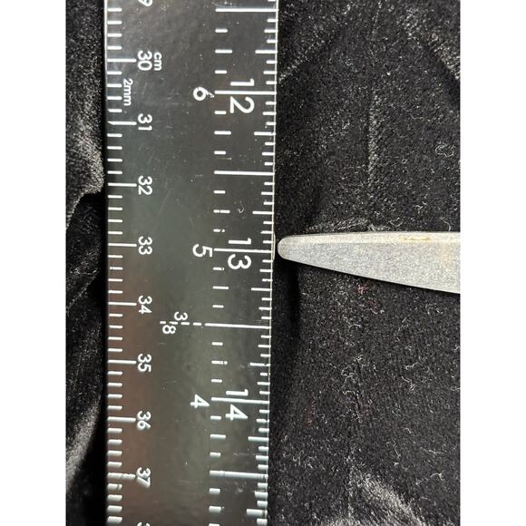 Eileen Fisher Velour Pant Womens Size 1X Black Leggings High Rise Stretch Velvet - Picture 8 of 9